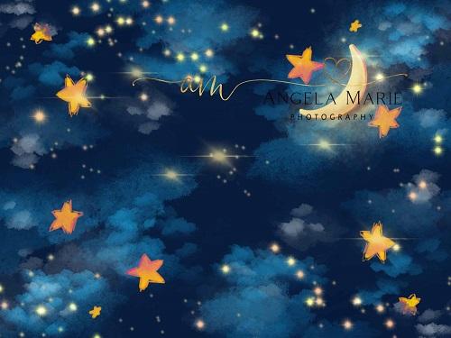 Kate Starry Night Sky Backdrop Designed By Angela Marie Photography -UK