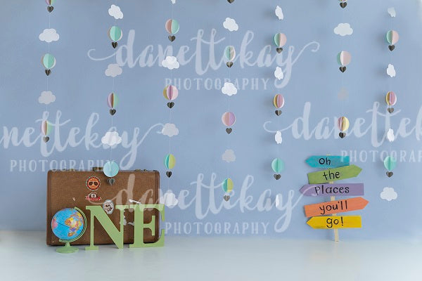Birthday Children Travel Backdrop