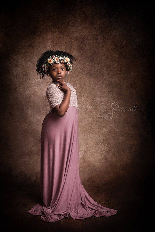 Kate Abstract Texture Old Master Dark Brown Backdrop Photo Studio -UK