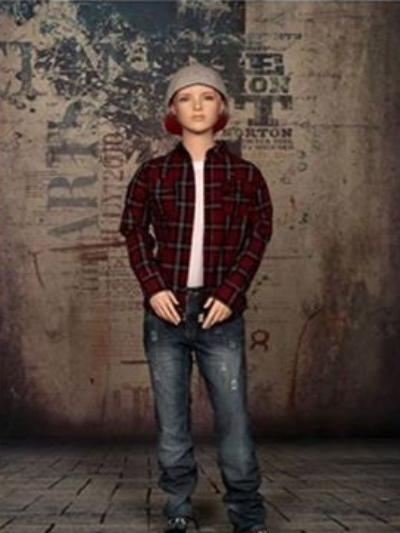 Katebackdrop:Kate Retro Backdrop Dark Photo Concrete Wall For Photography