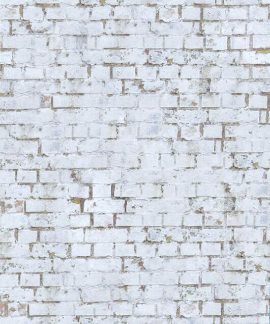 Kate Retro White Brick Wall backdrop + Gray Wood Floor Mat for Photography - Kate backdrop UK