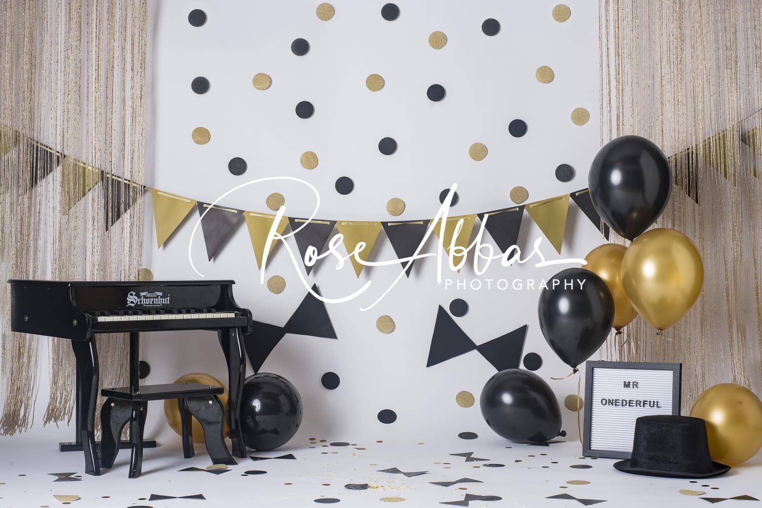 Children Cake Smash with Balloons Backdrop