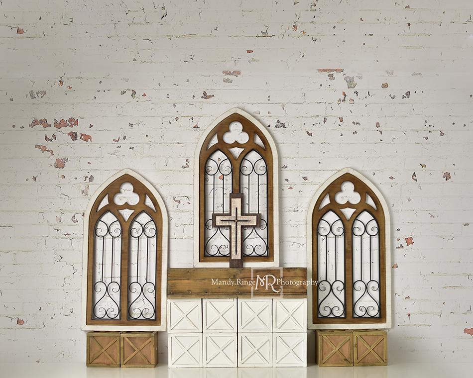 Kate Rustic Church Windows Wedding Backdrop Designed By Mandy Ringe Photography -UK