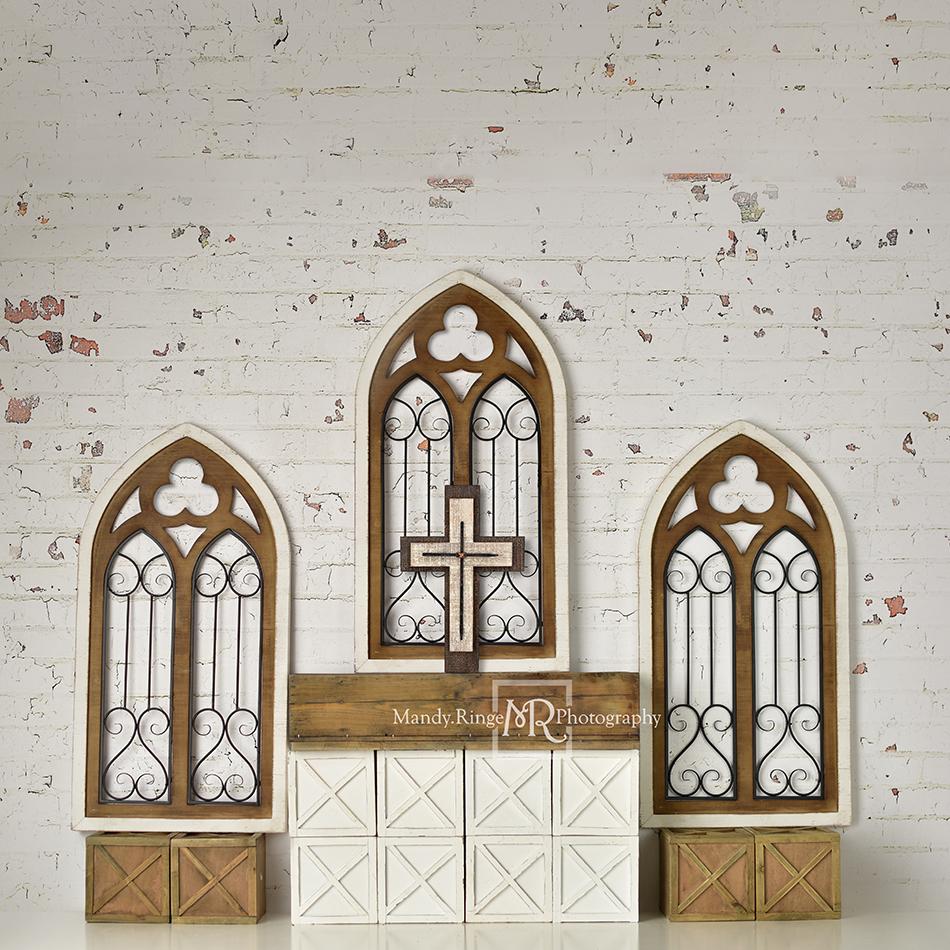 Kate Rustic Church Windows Wedding Backdrop Designed By Mandy Ringe Photography -UK