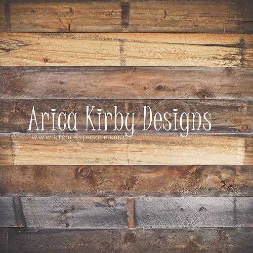 Kate Rustic Barn Wood Wall backdrop designed by Arica Kirby -UK
