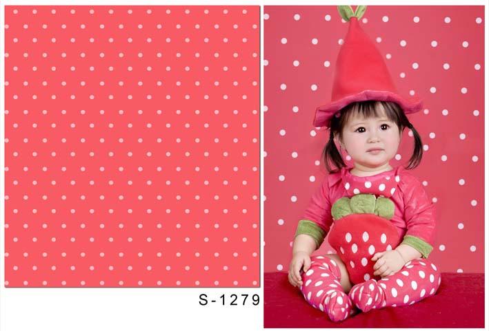 Katebackdrop£ºKate White Point Red Backdrop Printed Pattern For Photography