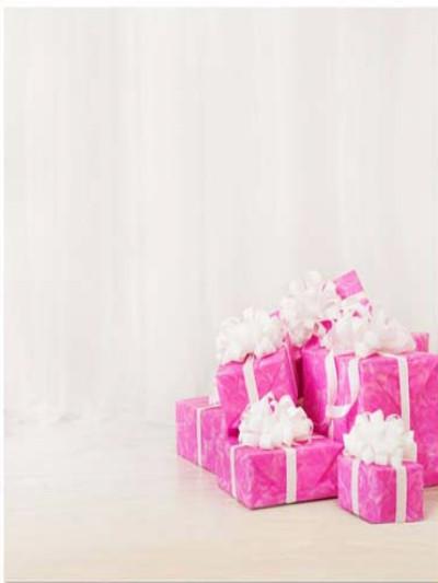 Katebackdrop£ºKate White Pure Wall Backdrop Red Gift Box Prop For Photography