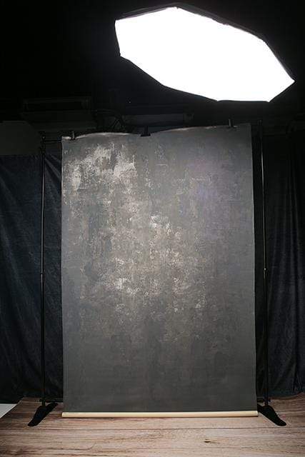 Kate Rusty Dark Abstract Texture Spray Painted Backdrop -UK