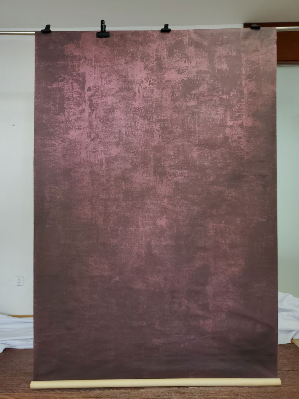 Kate Abstract Texture Dark Red Little Black Spray Painted Backdrops -UK