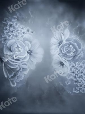 Kate Fine Art Flowers Denim/blue Backdrop Portrait Designed by JS Photography -UK