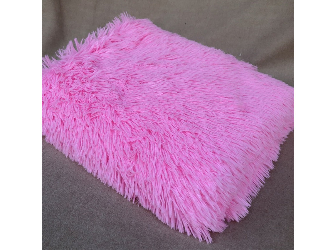 Kate Various Color Long Plush Faux Fur Blanket for Photography -UK