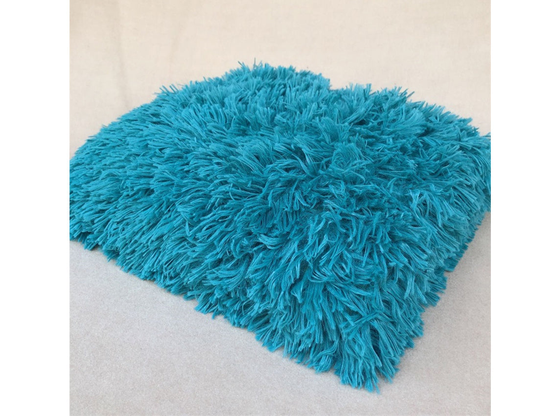 Kate Various Color Long Plush Faux Fur Blanket for Photography -UK
