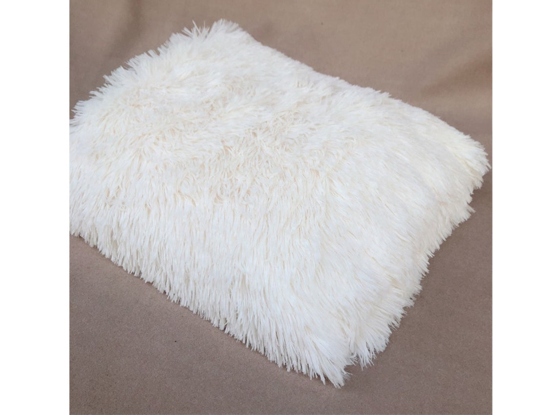 Kate Various Color Long Plush Faux Fur Blanket for Photography -UK