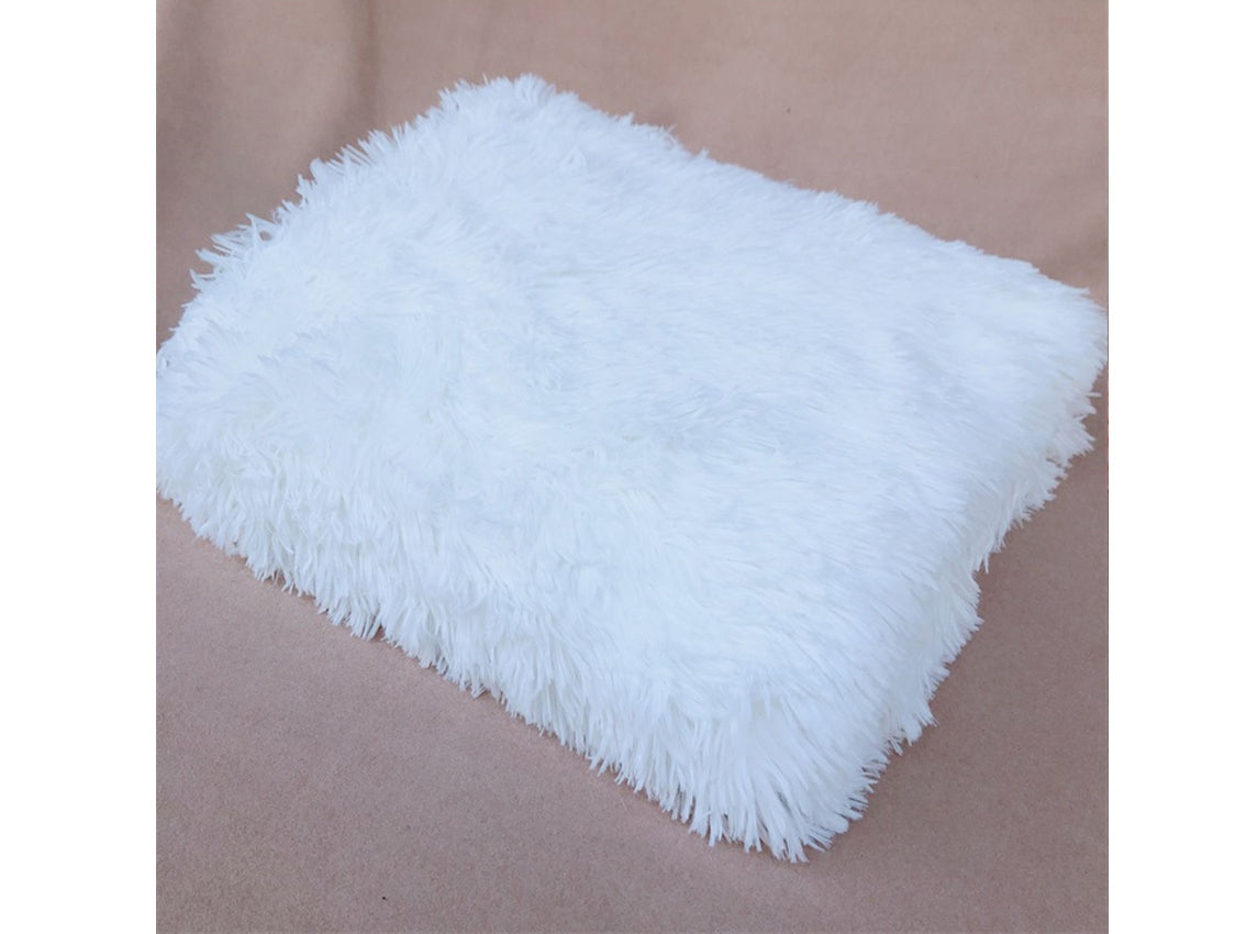 Kate Various Color Long Plush Faux Fur Blanket for Photography -UK