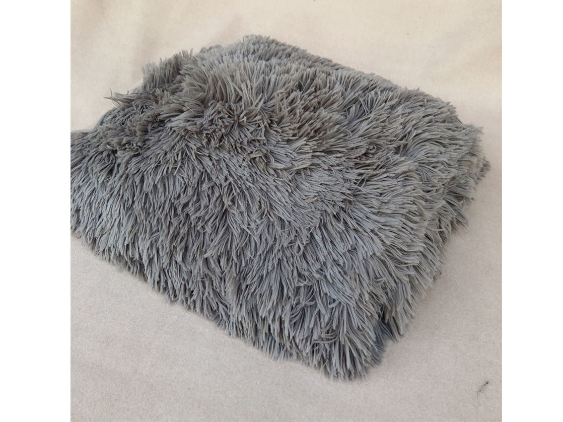 Kate Various Color Long Plush Faux Fur Blanket for Photography -UK