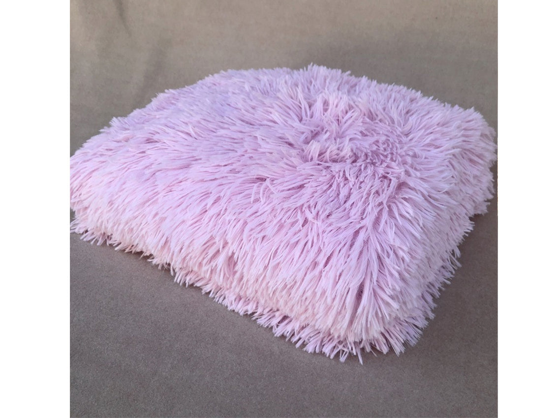 Kate Various Color Long Plush Faux Fur Blanket for Photography -UK