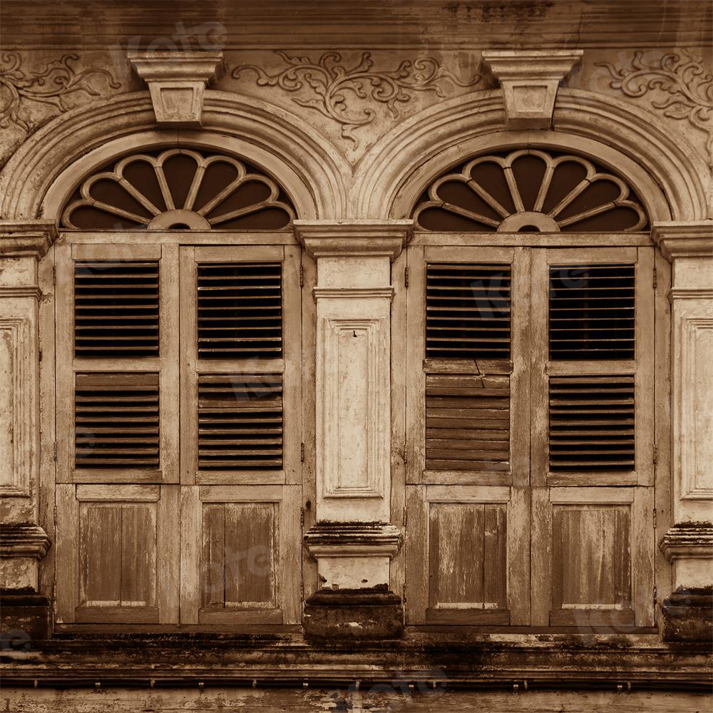 Kate Retro Architecture Door Backdrop for Photography -UK