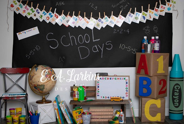 School days Children Back to School Backdrop
