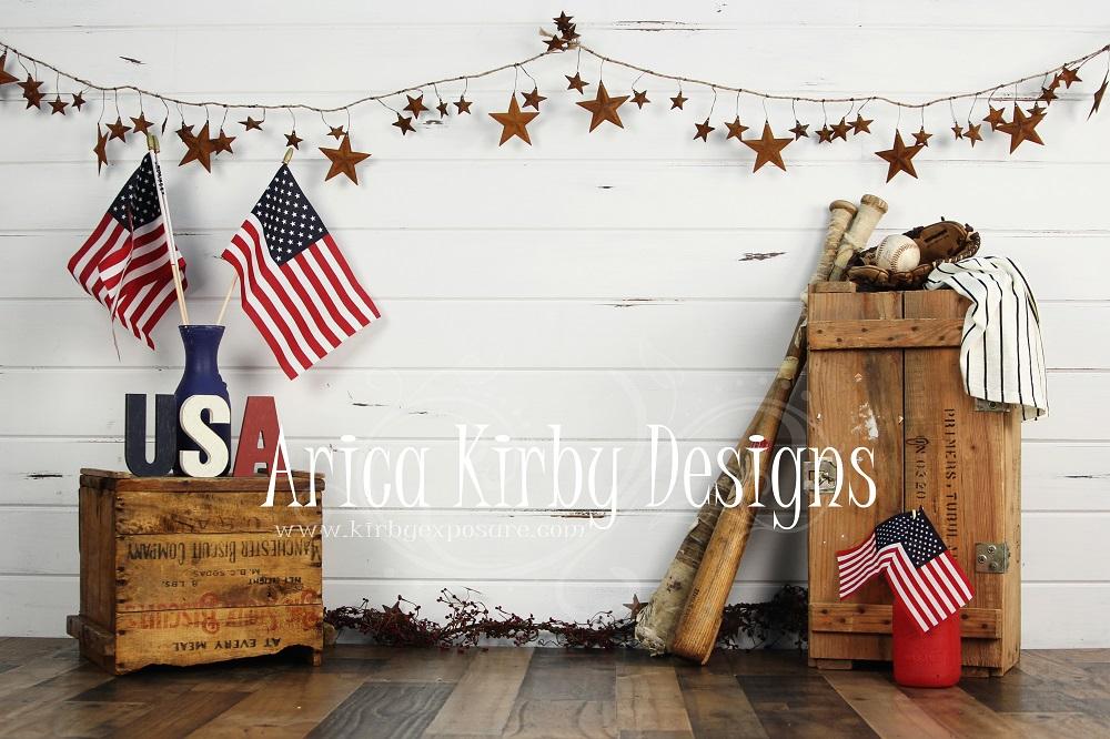 Kate Stars and Stripes Forever Backdrop designed by Arica Kirby -UK