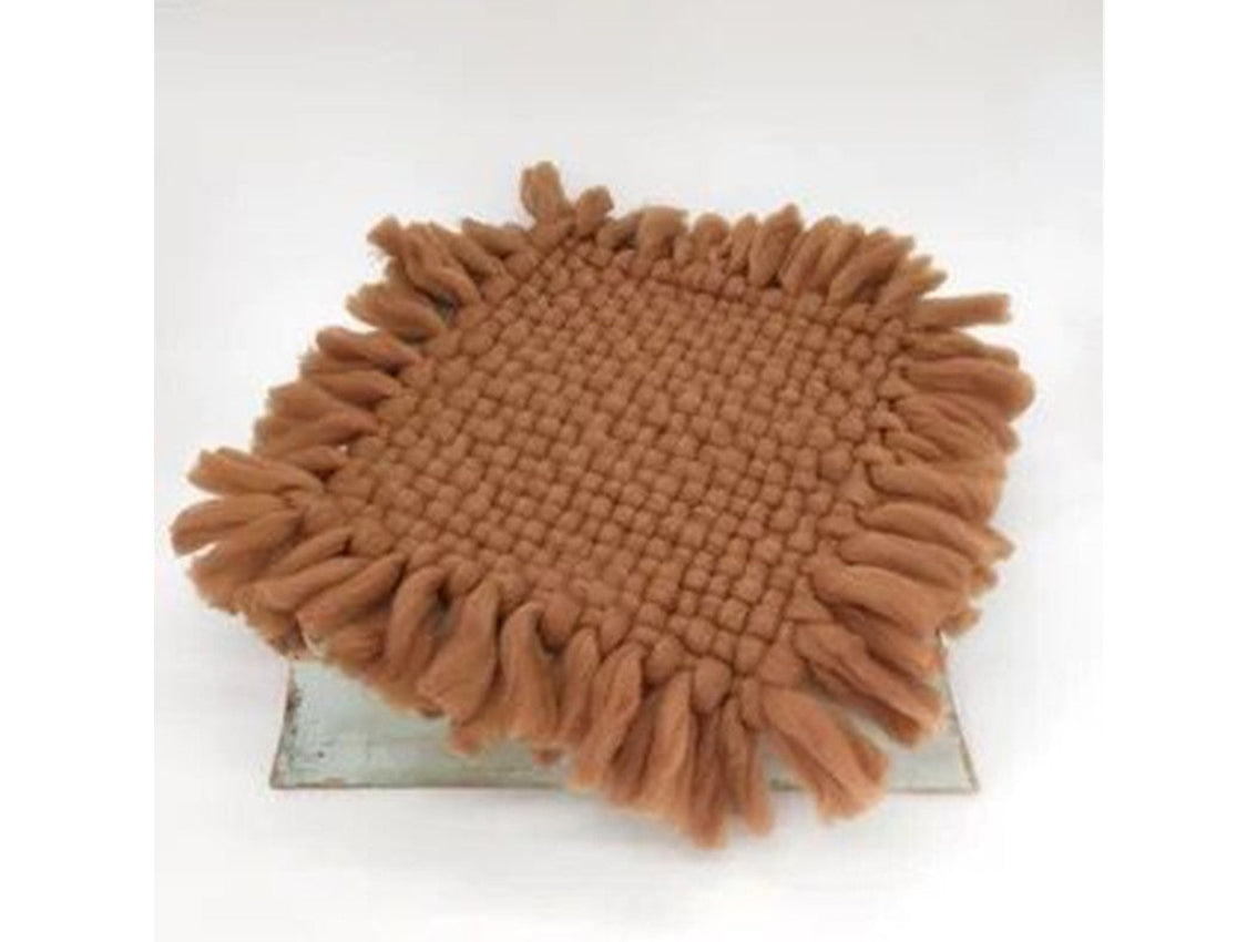 Kate Braided tassel Newborn Blanket Photo Studio Props Faux Fur Blanket -UK