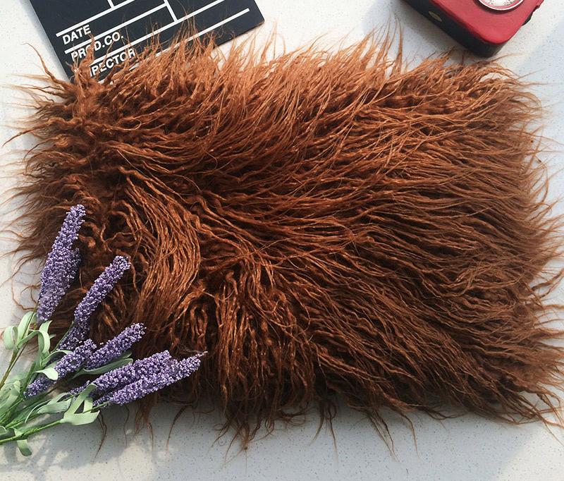 Children photography fur blankets props photo studio baby photo newborn long blanket - Kate backdrops UK