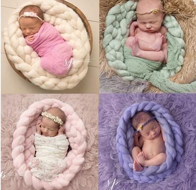 Basket Braid Wool Wrap Baby Photo Props for Newborn Photography - Kate backdrop UK