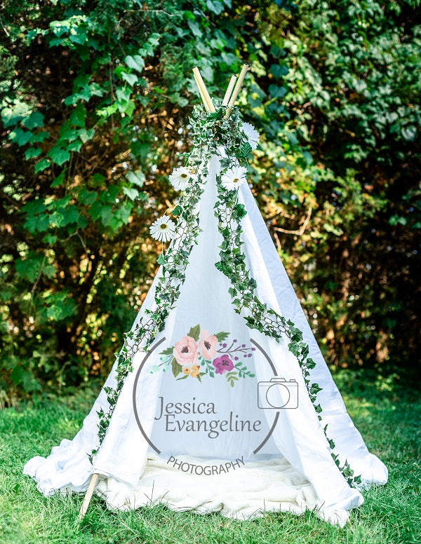 Kate White Tent Wedding Backdrop Designed by Jessica Evangeline Photography -UK