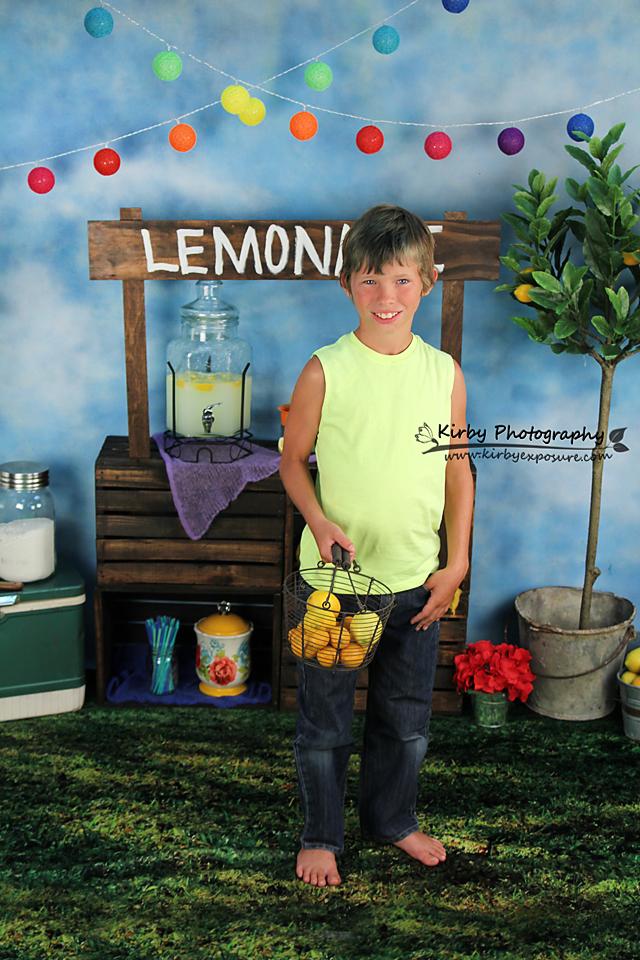 Kate When Life Gives You Lemons Summer Backdrop designed by Arica Kirby -UK