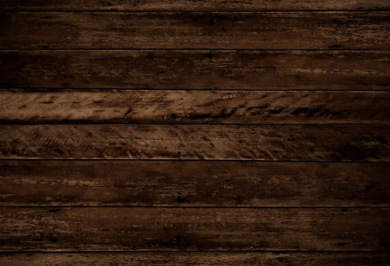 Kate Dark Brown Grain Wood Rubber Floor Mat -UK