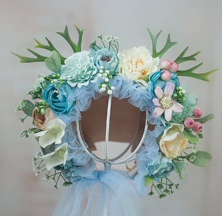 Kate Floral Bonnet for Newborn Photography -UK