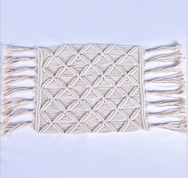 Kate Boho Hand-Woven Hemp Blanket for Photography -UK