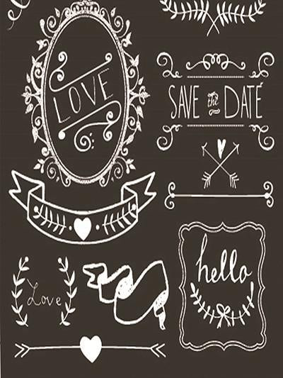 Kate Chalkboard Custom Backdrop for Wedding Photography - Kate backdrops UK