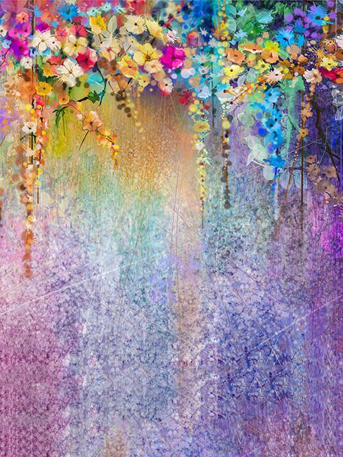 Katebackdrop:Kate Retro Style Colorful Oil Painting Photography Backdrop