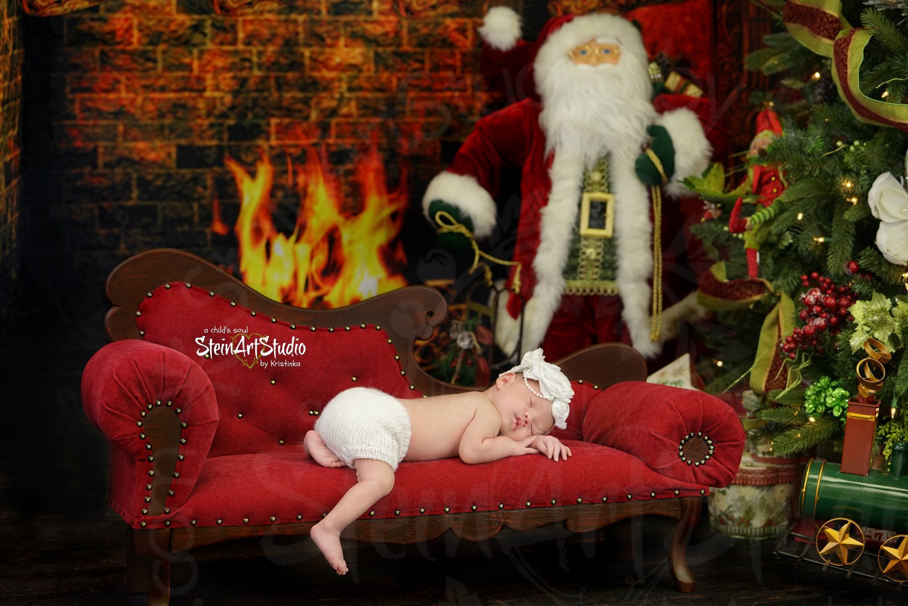Kate Fireplace Stockings Backdrop for Christmas Photography - Kate backdrop UK