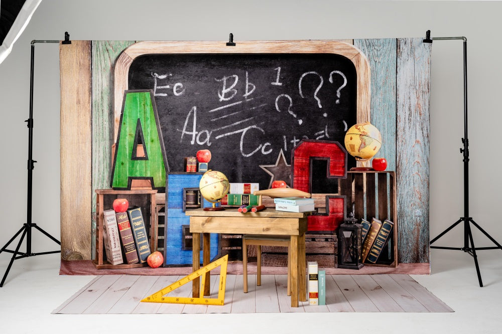 Kate Children Back to School Backdrop Designed by Emetselch -UK