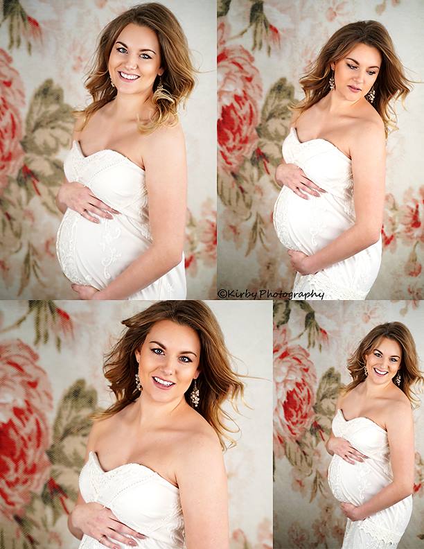 Kate Spring Flower White Wall Backdrops For Children Photography -UK