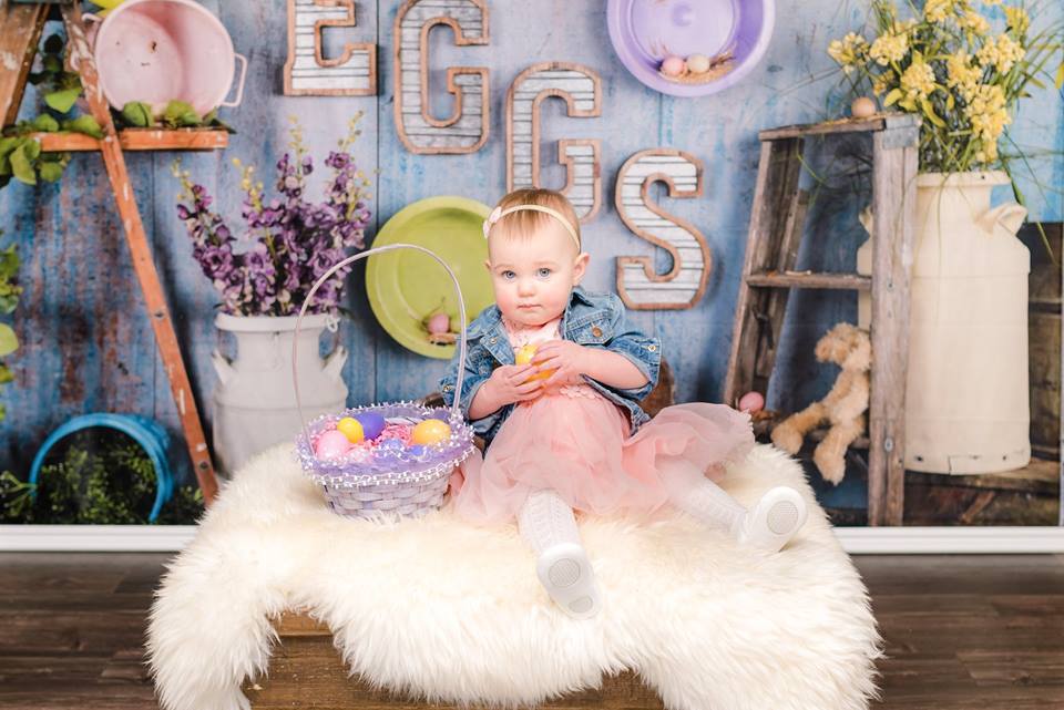 Kate Egg-celent Easter Backdrop designed by Arica Kirby -UK
