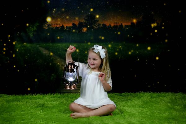 Kate Children Firefly field Backdrop for Photography Designed by Thousand Words Photography -UK