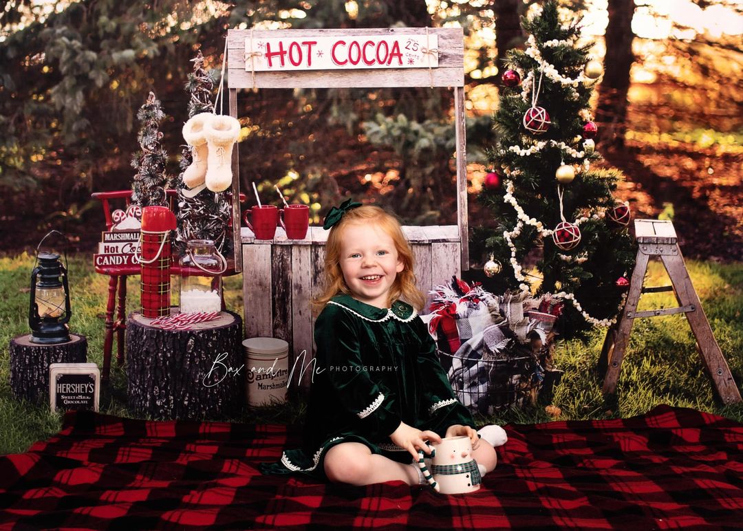 Kate Hot Cocoa Stand Backdrop Designed by Mandy Ringe Photography -UK