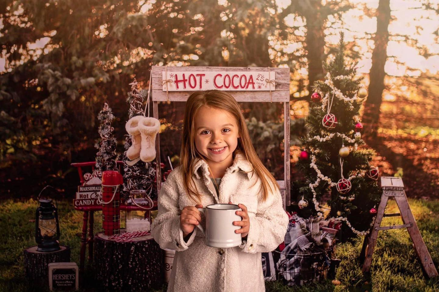 Kate Hot Cocoa Stand Backdrop Designed by Mandy Ringe Photography -UK