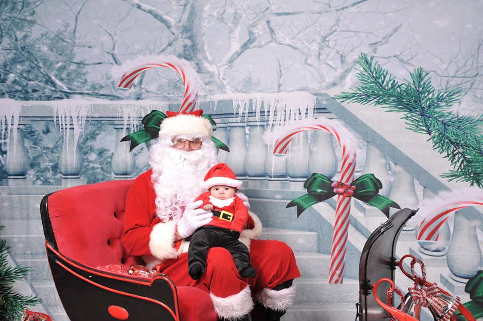 Kate Winter Scene Moon Snowflake Background Christmas - Kate backdrop UK