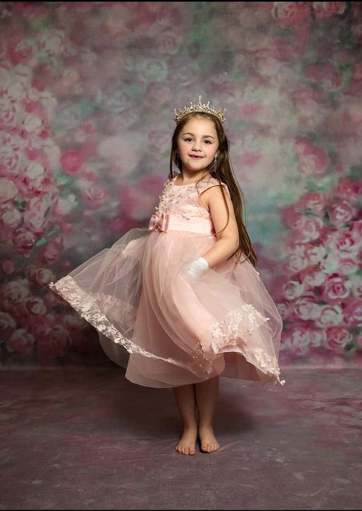 Kate Sweep Pink Florals Backdrop for Photography -UK