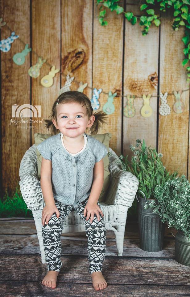 Kate Spring Wooden Backdrop for Easter/Wedding/Newborn -UK