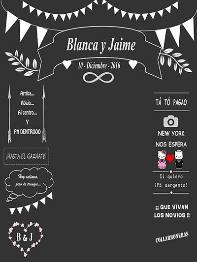 Kate Chalkboard Custom Backdrop Wedding Can And Photo - Kate backdrops UK