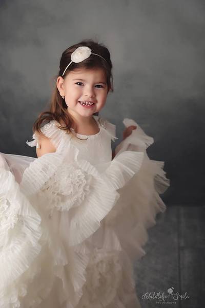 Kate Cold Tones Of Gray And Little Green Light Abstract Textured Backdrop Designed by Veronika Gant -UK