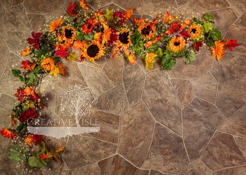 Kate Fall Stone Backdrop Designed by Chrissie Green -UK