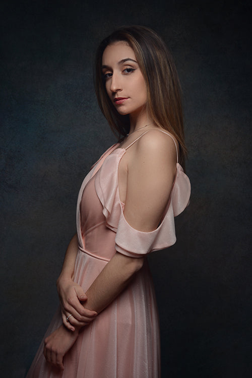 Kate Like Rusty Iron/Brown Texture Collapsible Backdrop Photography 5X6.5ft(1.5x2m) -UK