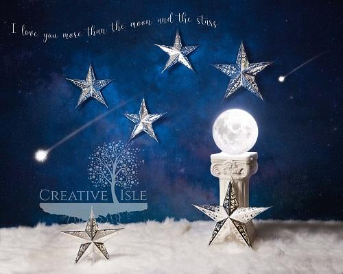 Kate Star Love You Backdrop Designed by Chrissie Green -UK