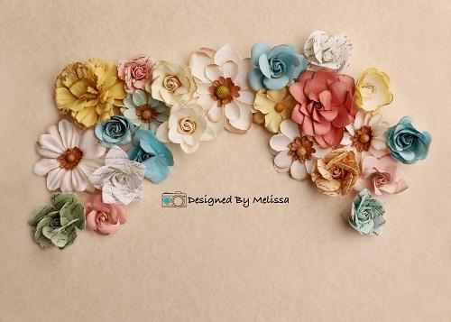Kate 3D Wall flowers backdrop for Photography Designed by Melissa King -UK