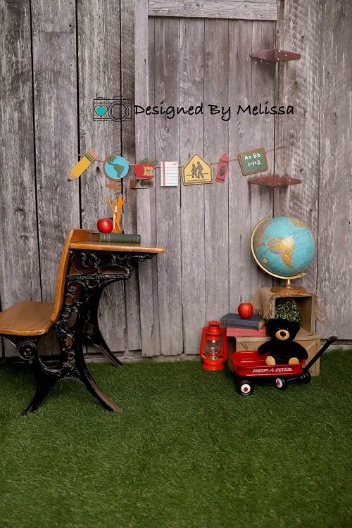 Kate Back to School Backdrop Backyard Designed by Melissa King